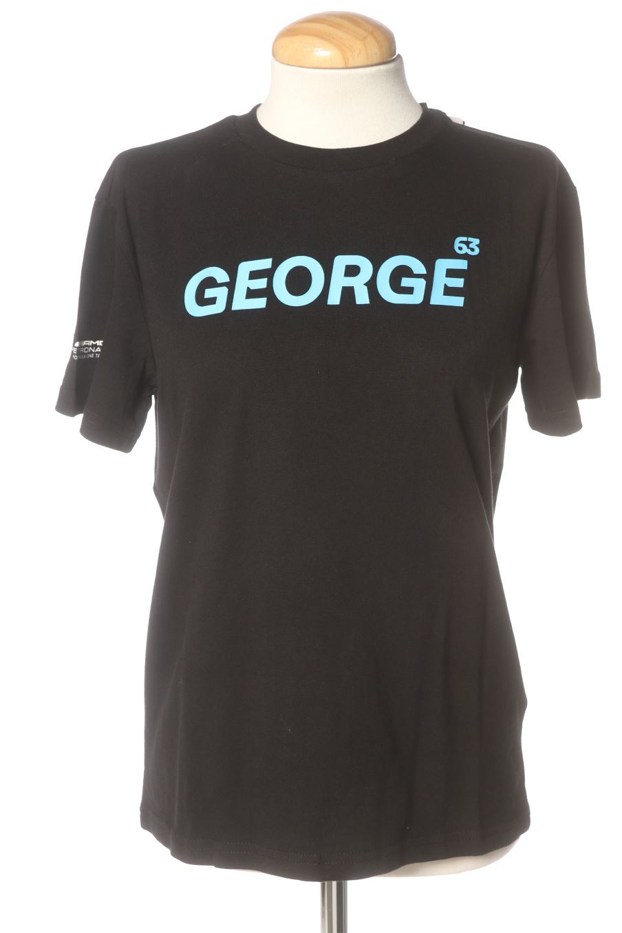 T-shirt Mercedes-AMG petronas F1 de la taille XS, de couleur noir