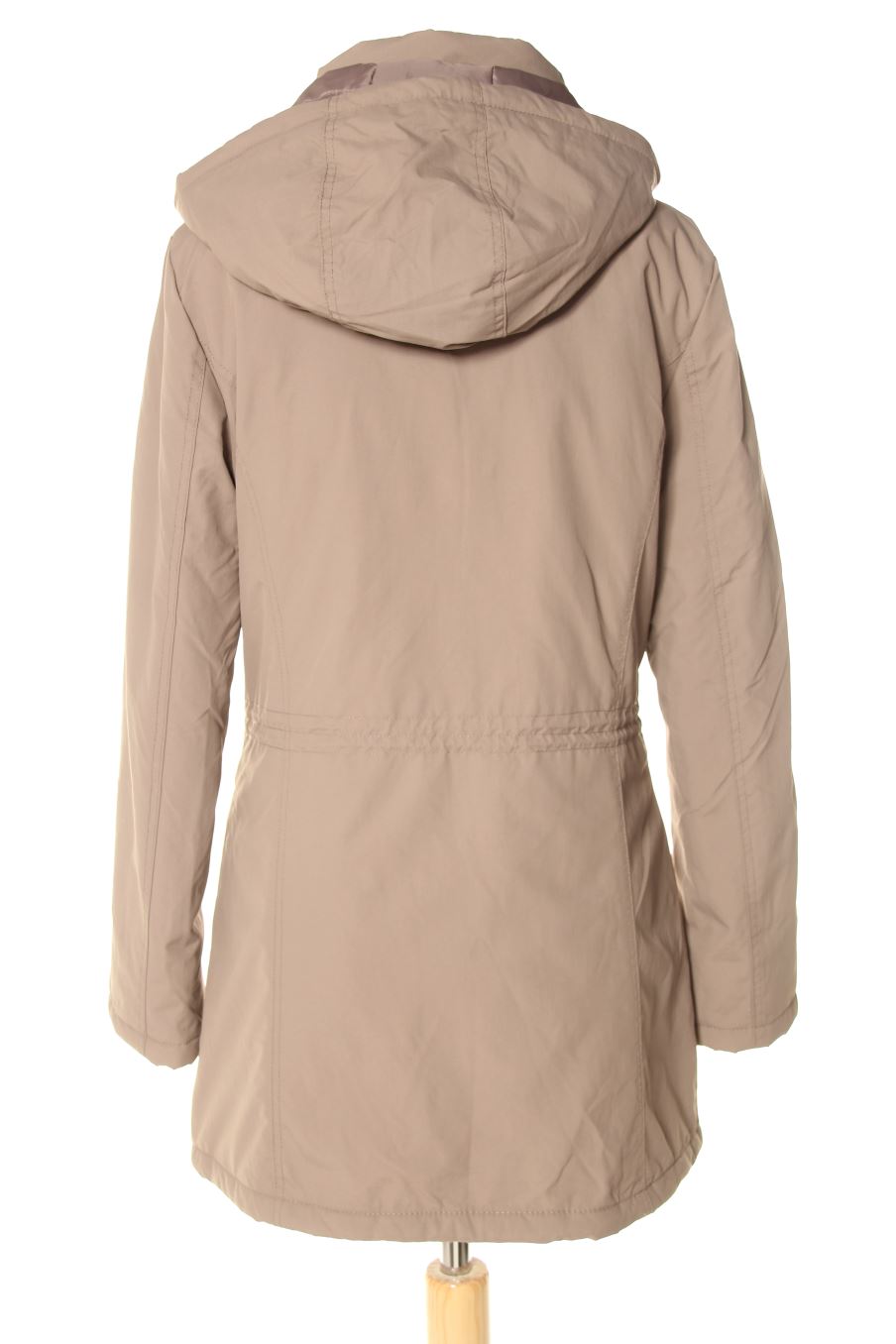 Abrigo de Carrera de la talla M, de color beige