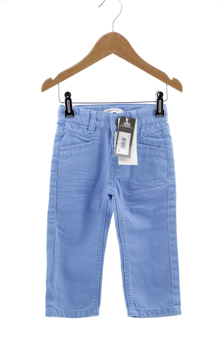 Vaquero de 3 Pommes de la talla 18 meses de denim con etiqueta