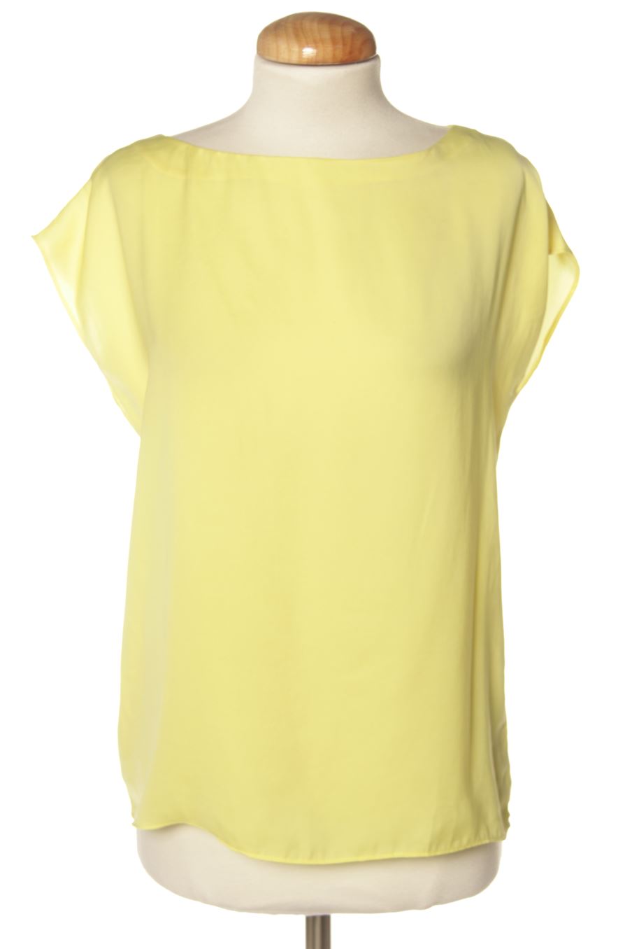 Blouse à manches courtes Mango de la taille XS, de couleur jaune