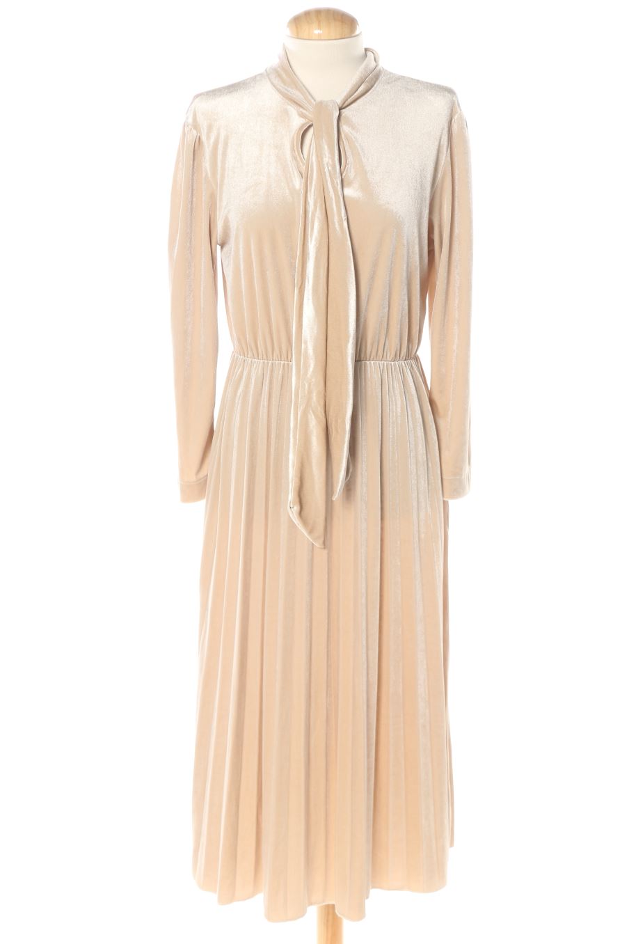 Vestito casual de Made in italy de la talla M, de color beige