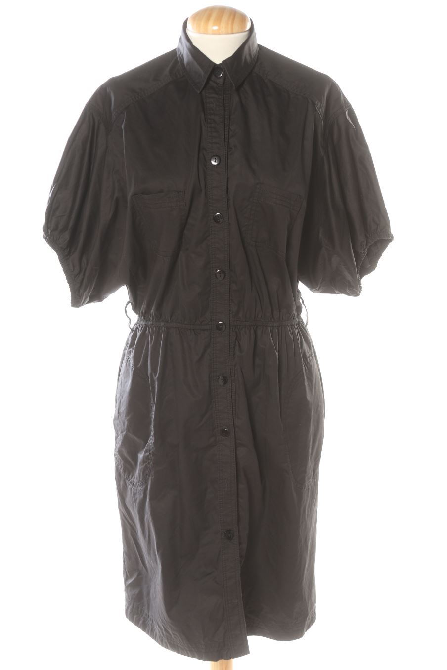 Robe casual Zara de la taille L, de couleur noir