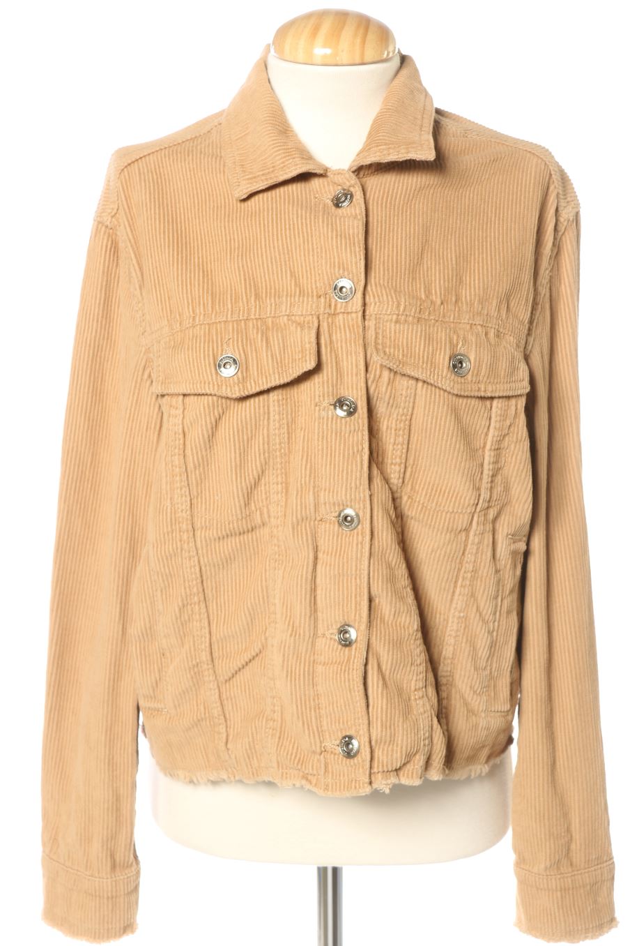 Blouson Bershka de la taille S, de couleur marron