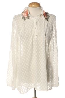 Blusa a maniche lunghe S JANE WOOD, foto 1 di 2