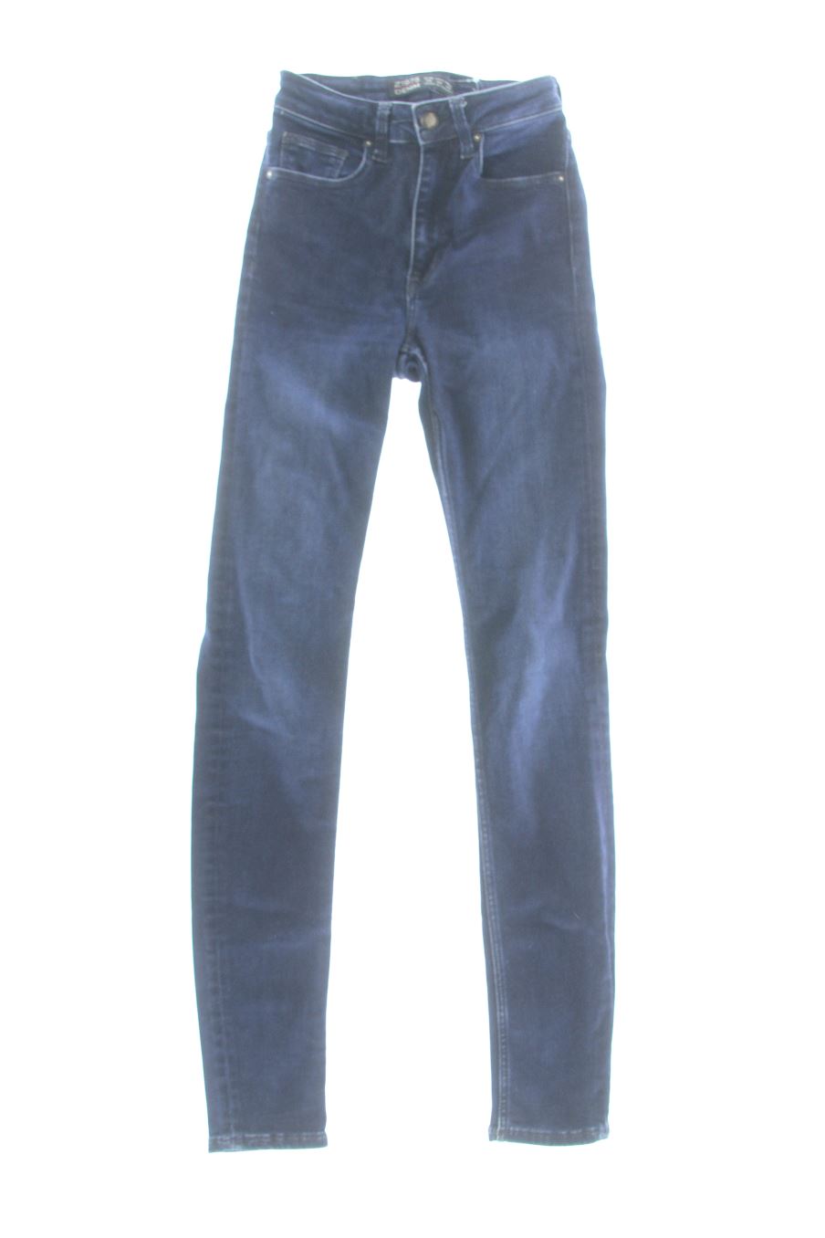 Jeans Zara de la taille 34, de couleur bleu de denim
