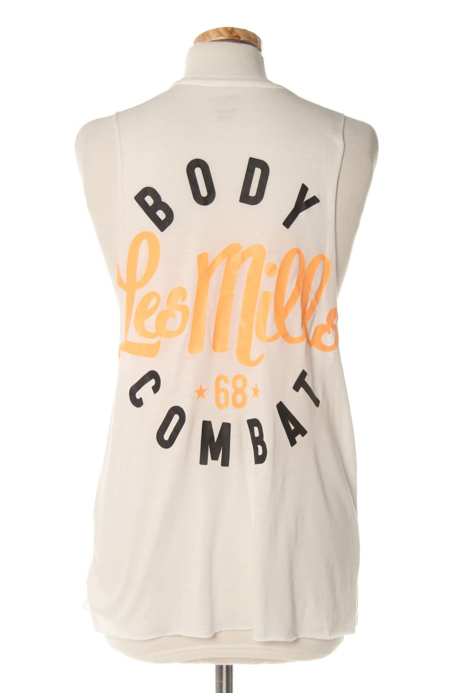 Camiseta sin mangas de Reebok de la talla XS, de color blanco