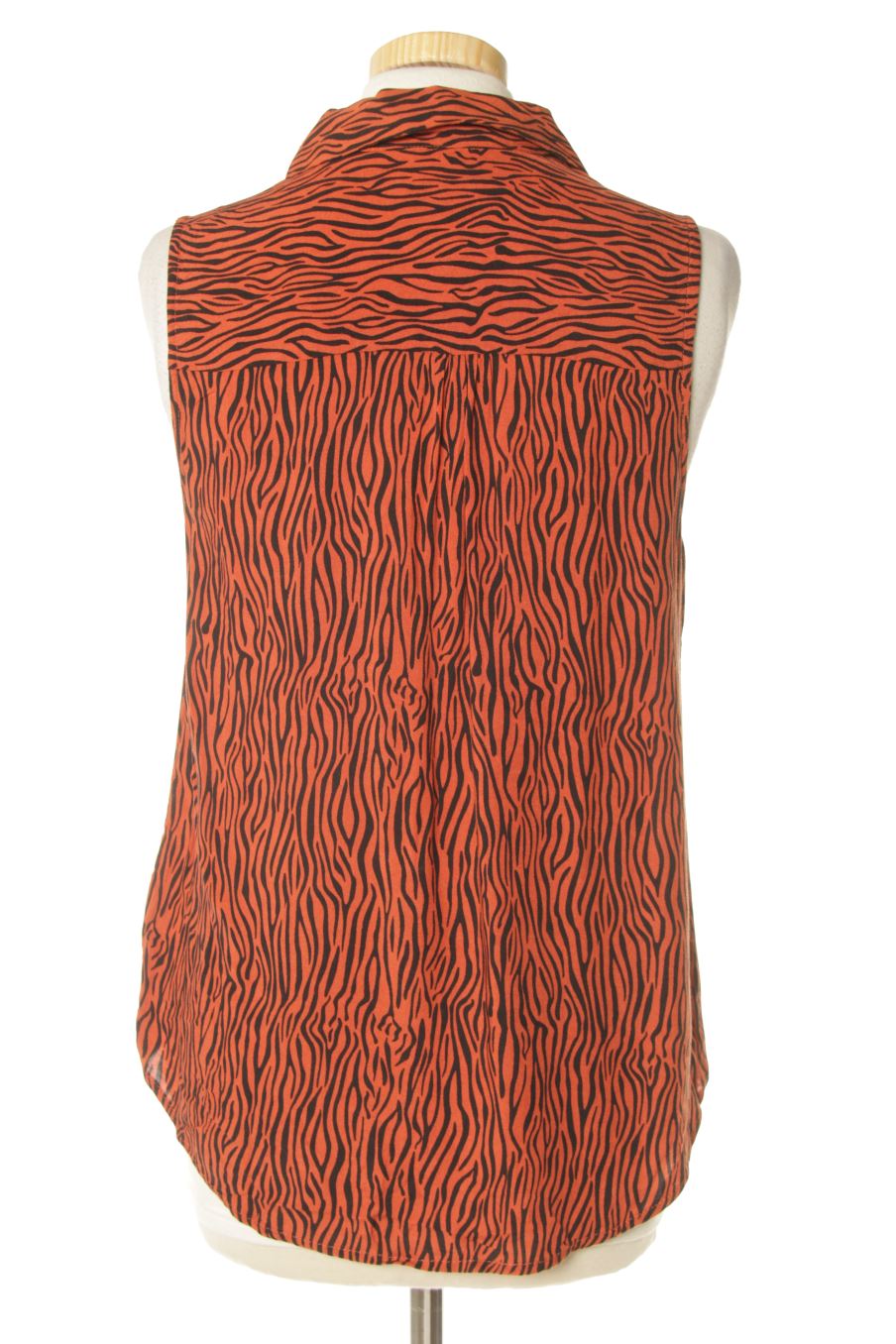Camisa sin mangas de Easy wear de la talla XS, de color animal print