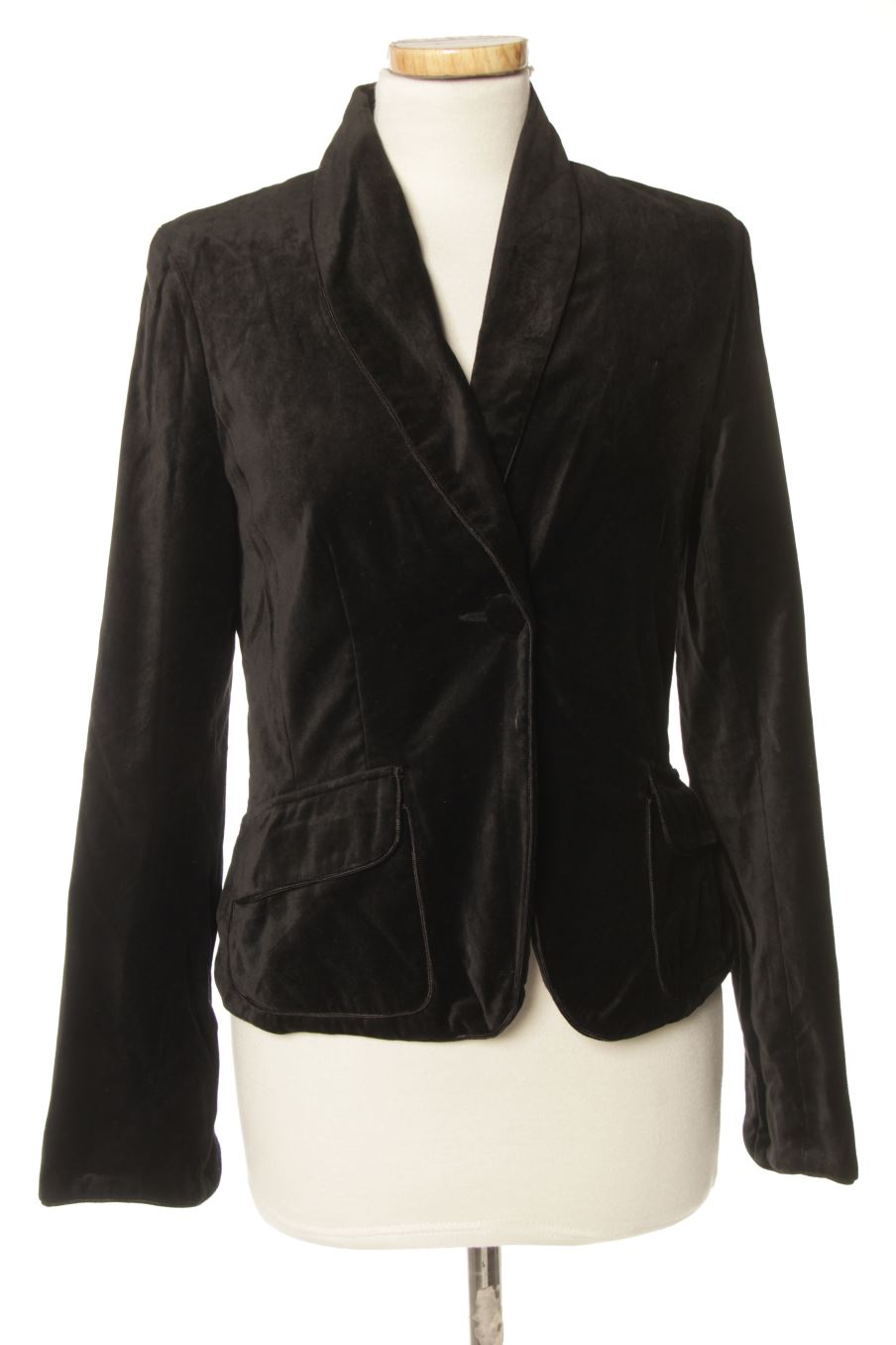 Blazer Sfera de la taille 38, de couleur noir de velours