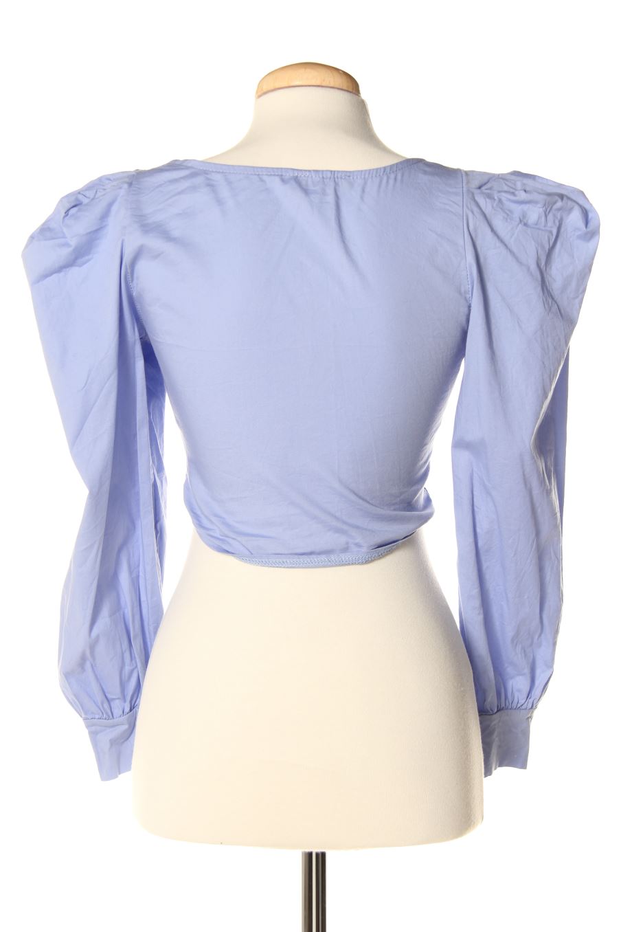 Blouse à manches longues Boohoo de la taille 34, de couleur bleu