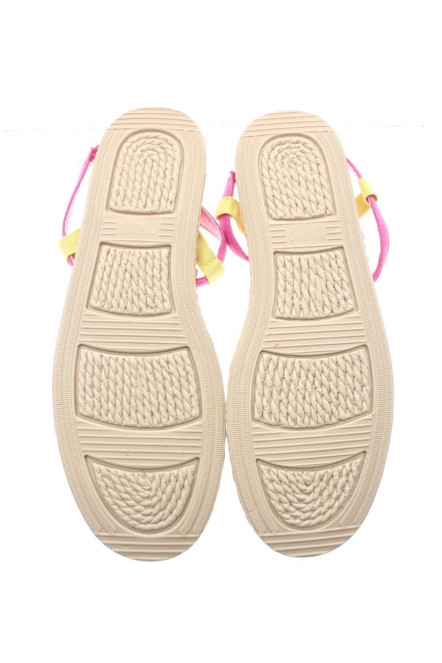 Sandalias planas de Brasileras de la talla 40, de color rayas de
