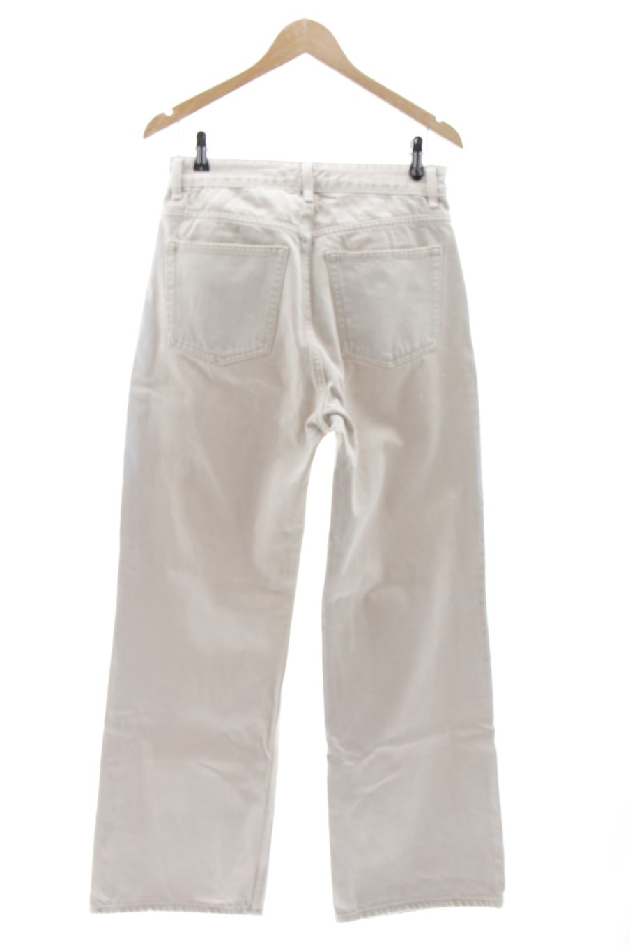 Jeans H&M de la taille 40, de couleur beige de denim