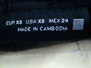 Pantalón de Zara de la talla XS, de color negro