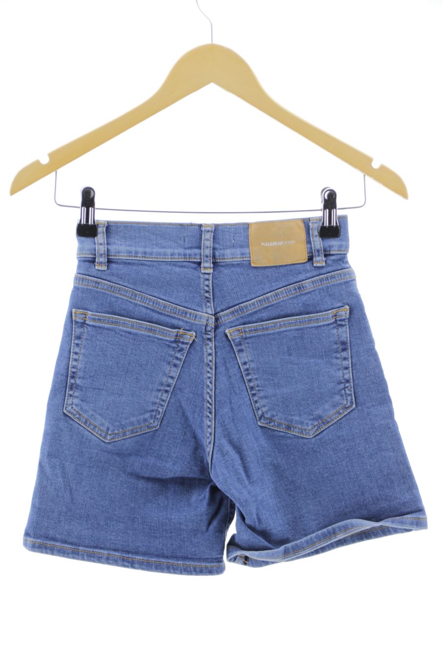 Shorts Pull & Bear de la taille 32, de couleur bleu de denim