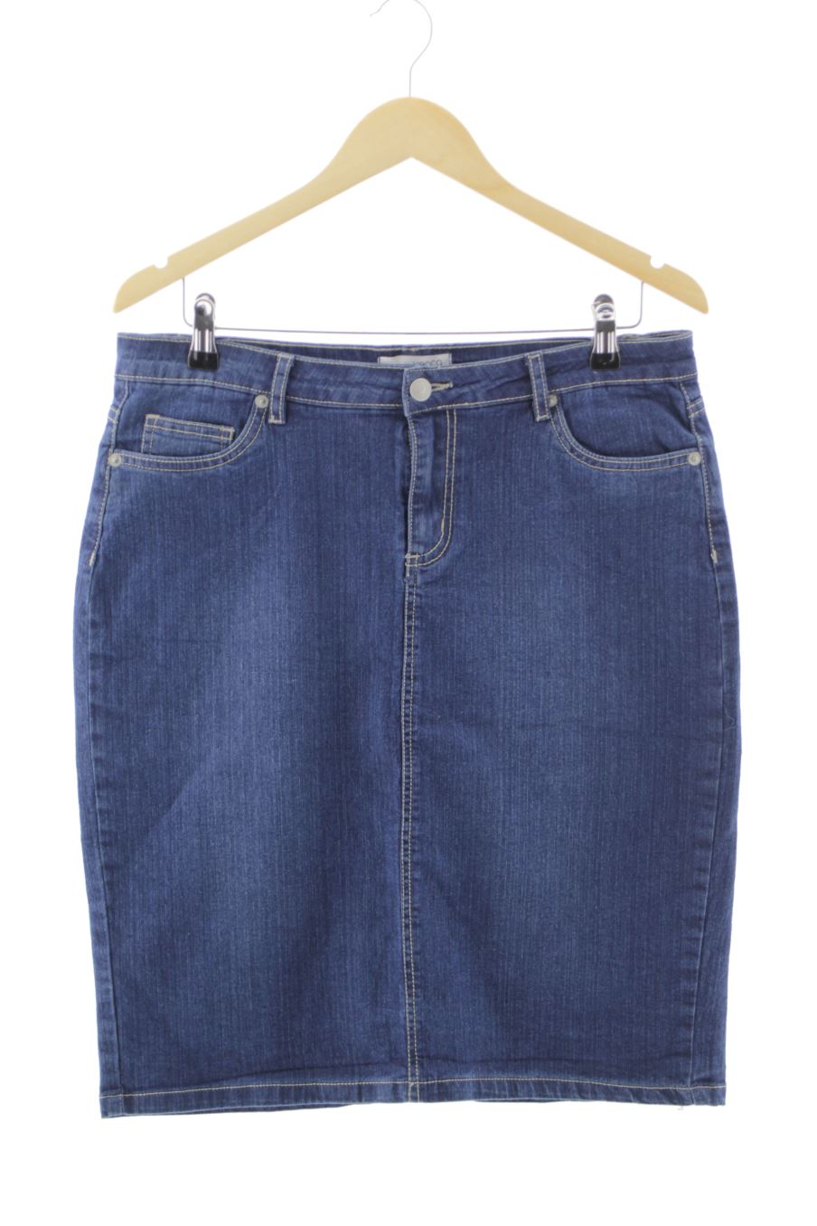 Faldas de Venca de la talla 42, de color azul de ropa vaquera