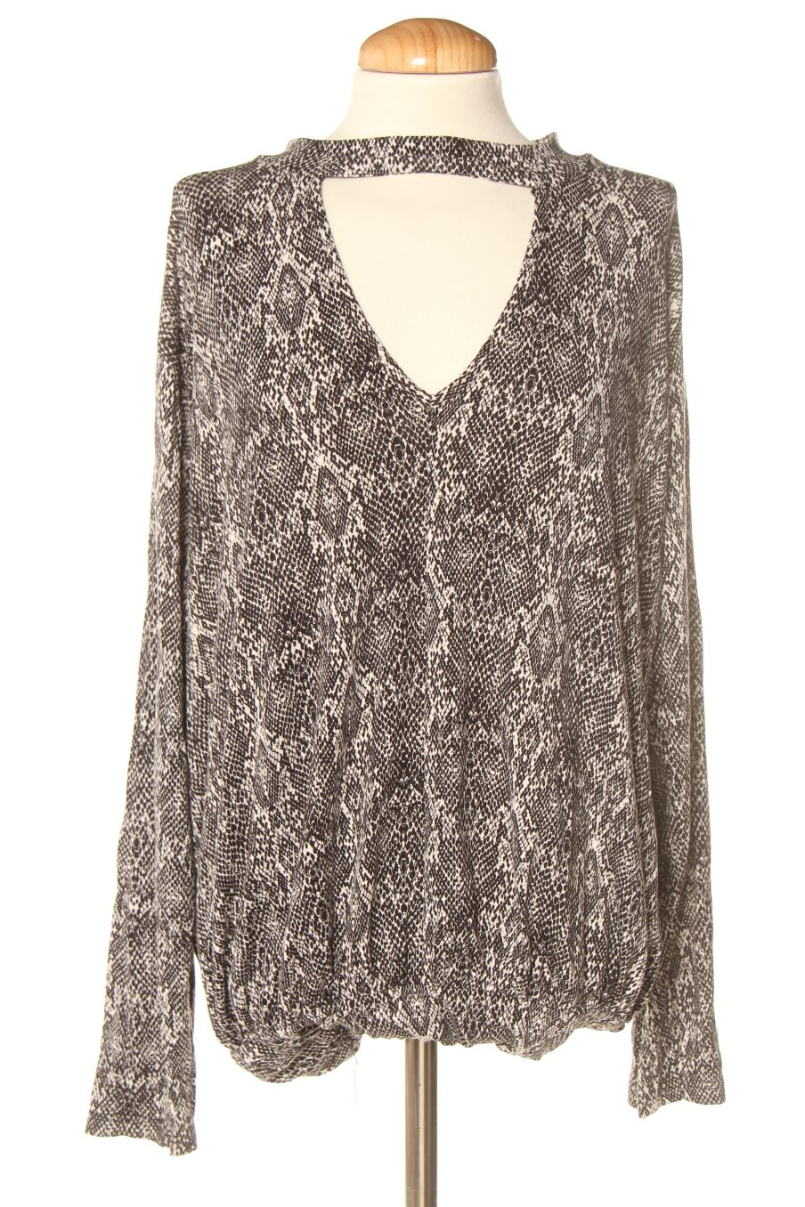 Body de MS Mode de la talla XL, de color negro