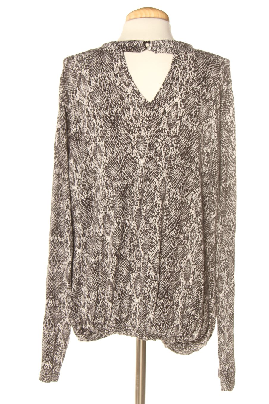 Body de MS Mode de la talla XL, de color negro