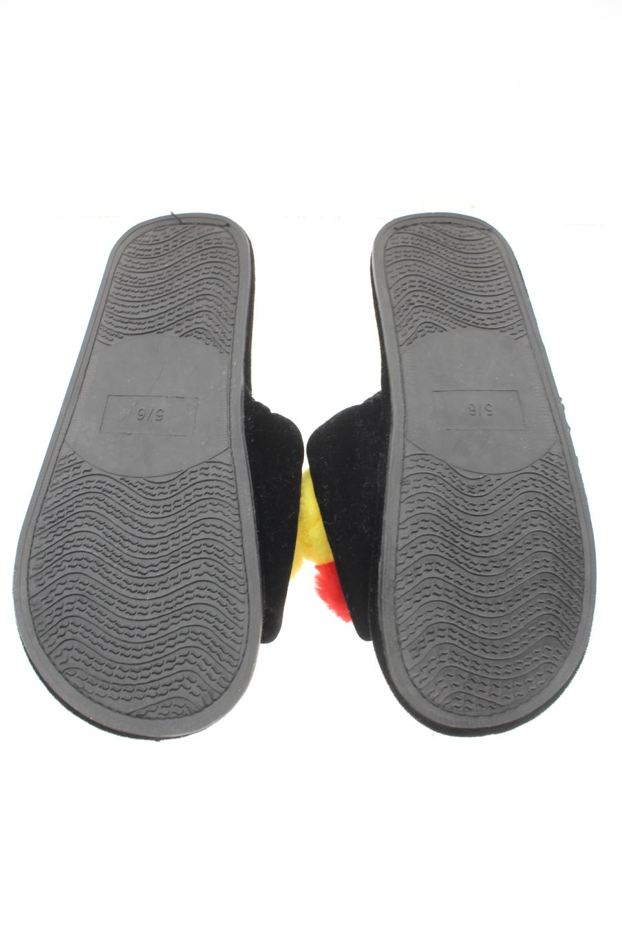 Chanclas de PERCENTIL de la talla 35, de color negro de
