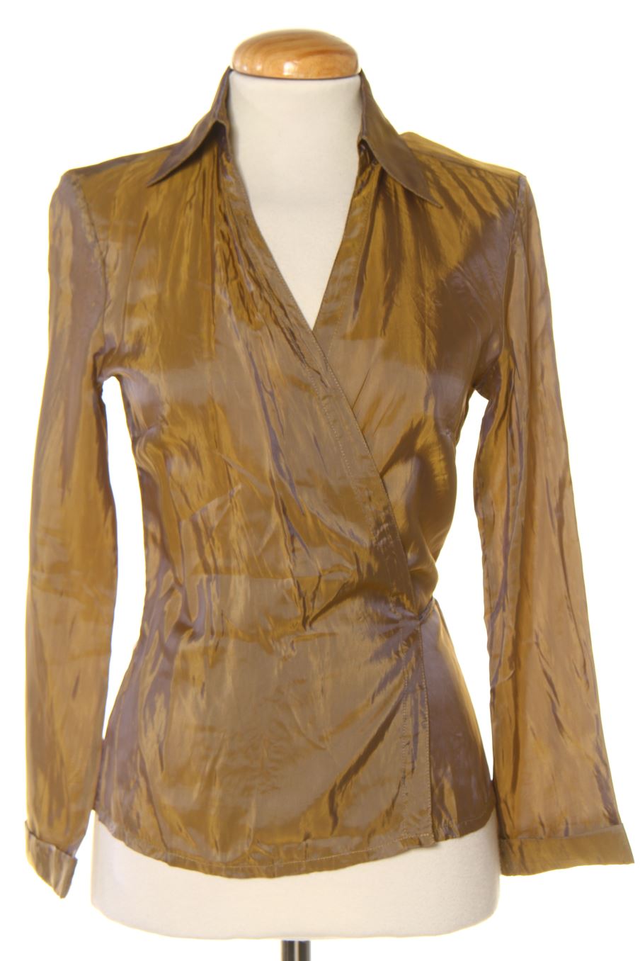 Blouse à manches longues System action de la taille 36, de couleur moutarde