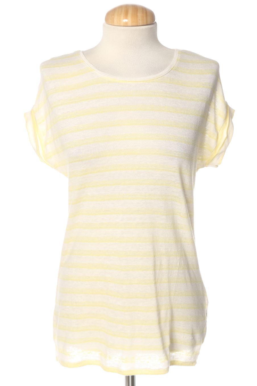T-shirt Massimo Dutti de la taille M, de couleur jaune
