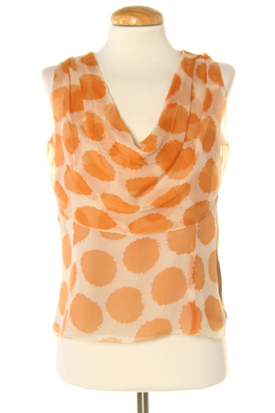 Blusa de manga corta de Alba Conde de la talla 46, de color estampado de seda