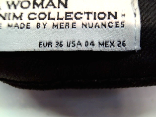 Vaqueros de Zara de la talla 36, de color negro de ropa vaquera