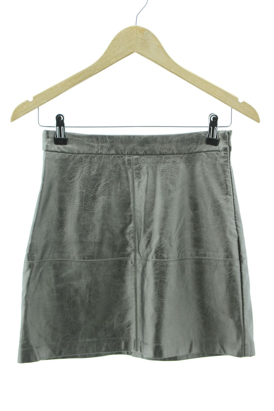 Jupe Stradivarius de la taille 34, de couleur gris de synthétique