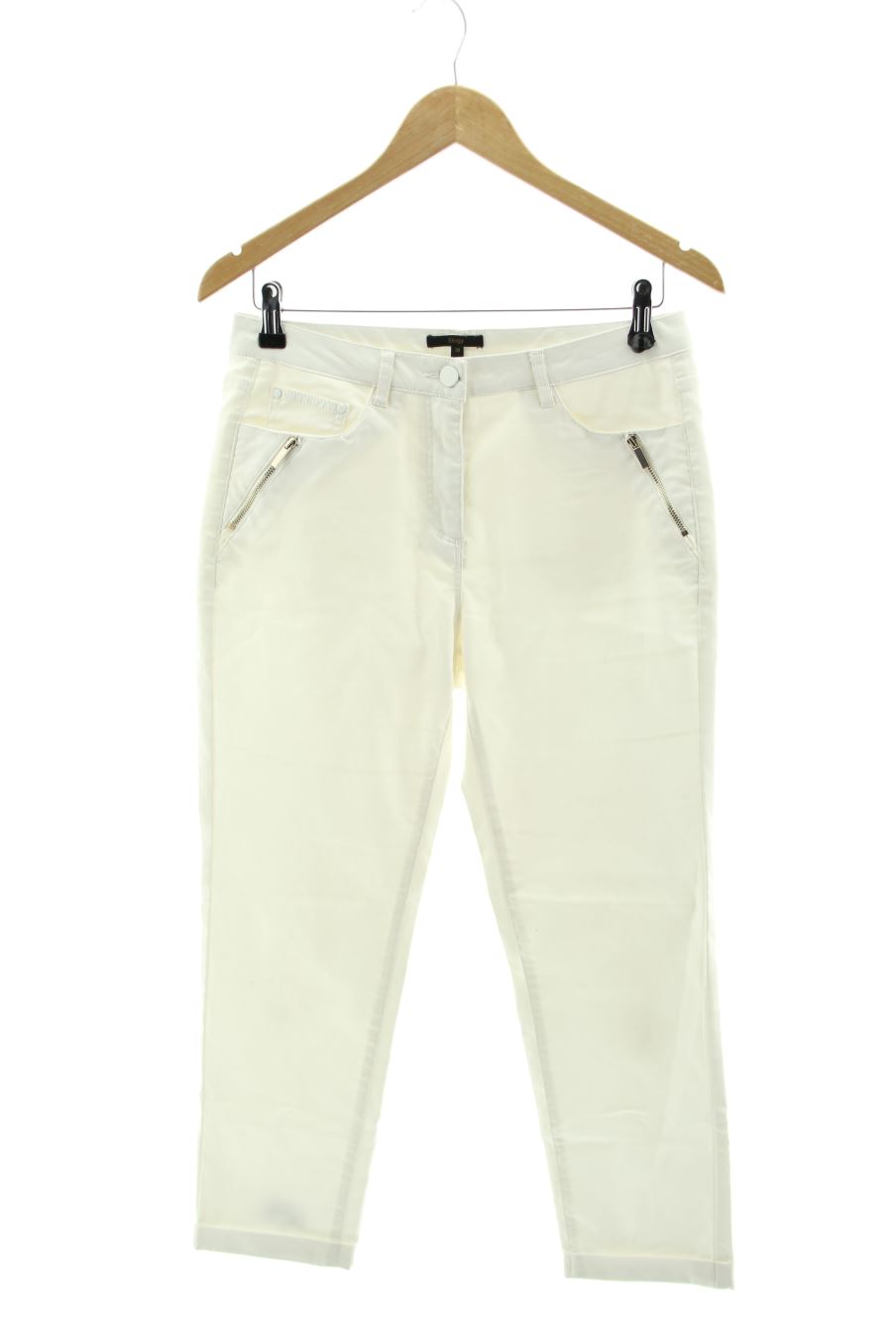 Pantalon Elogy de la taille 38, de couleur blanc