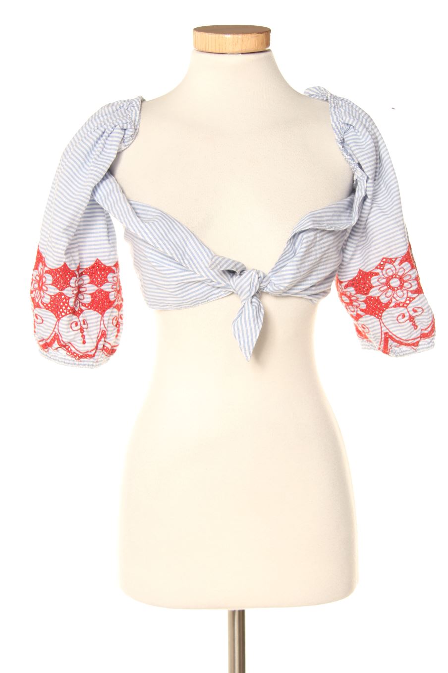Top Pull & Bear de la taille M, de couleur rayures