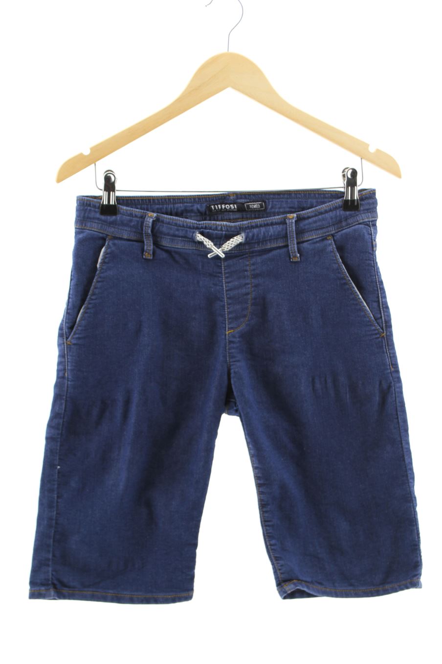Short en jean Tiffosi de la taille 13 ans de denim de seconde main