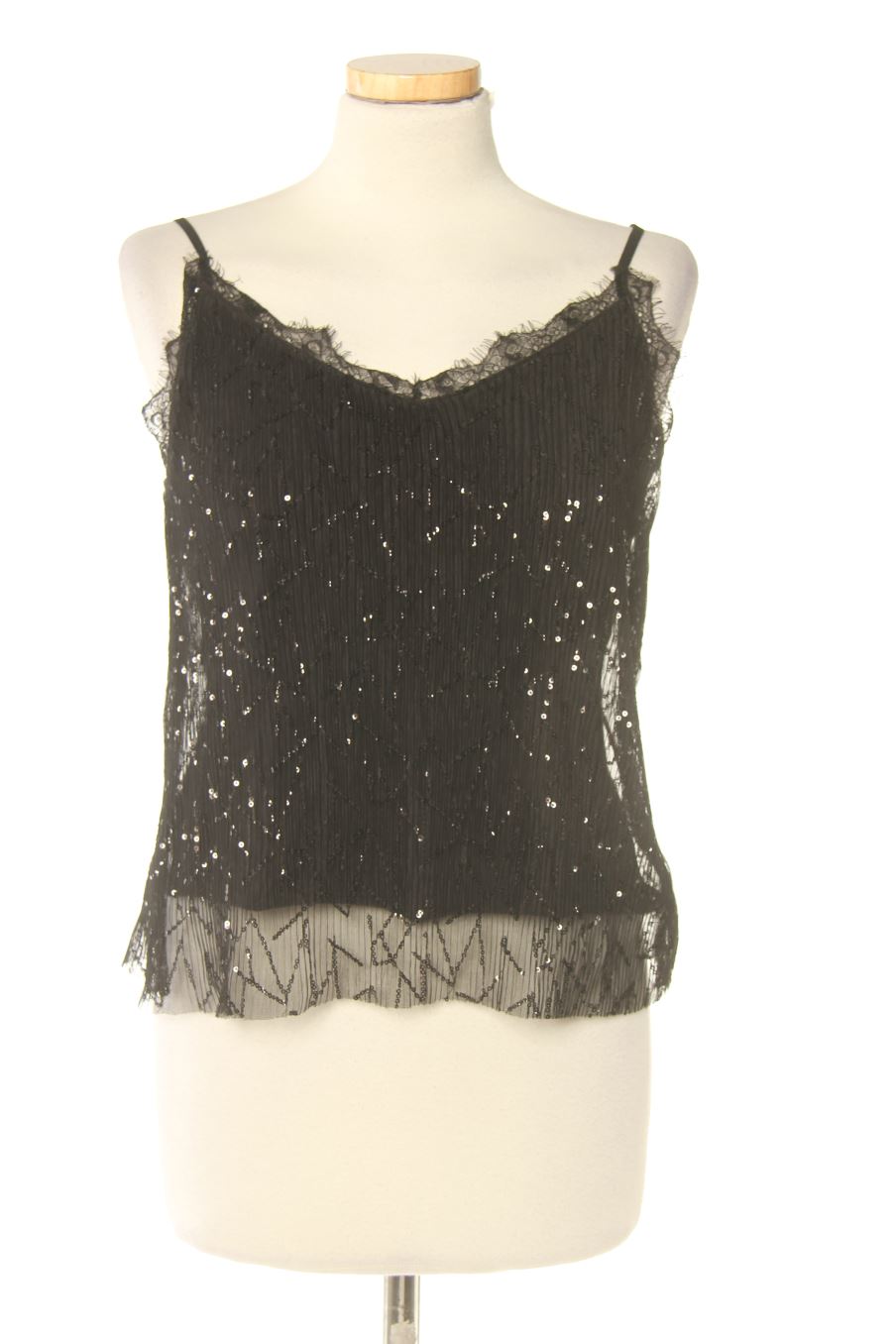 Top Pull & Bear de la taille S, de couleur noir