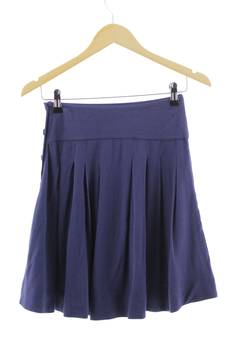 Jupe Zara de la taille XS, de couleur bleu marine