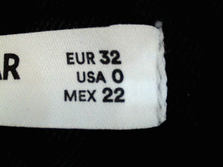 Vaqueros de Pull & Bear de la talla 32, de color negro de ropa vaquera