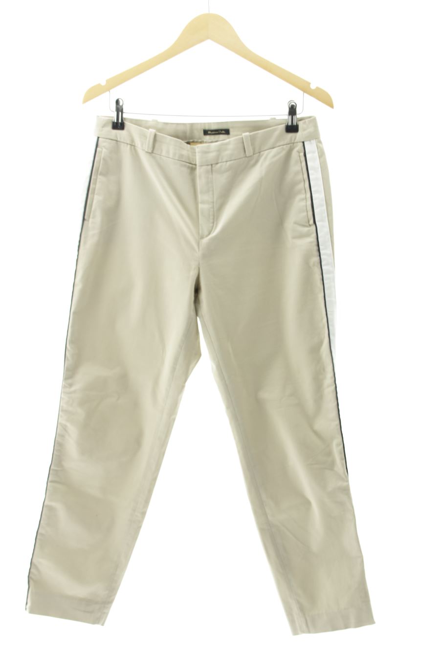 Pantaloni de Massimo Dutti de la talla 42, de color beige