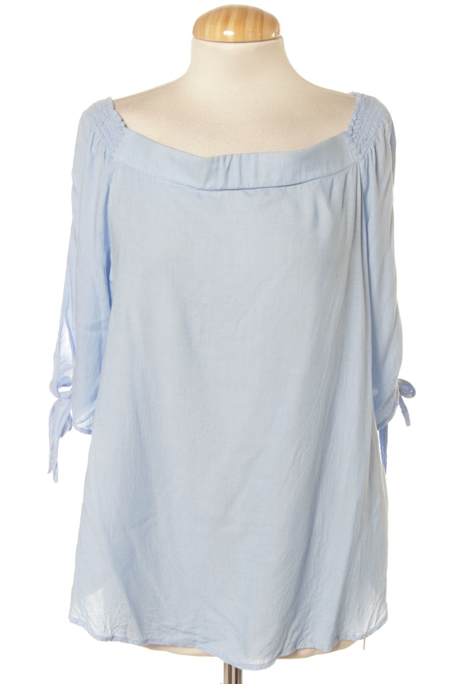 Blouse à manches courtes salsa de la taille S, de couleur bleu