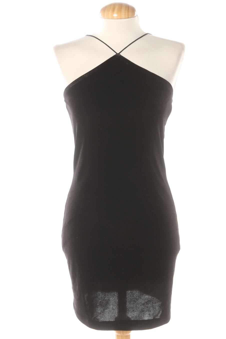 Robe casual Mango de la taille XS, de couleur noir de velours