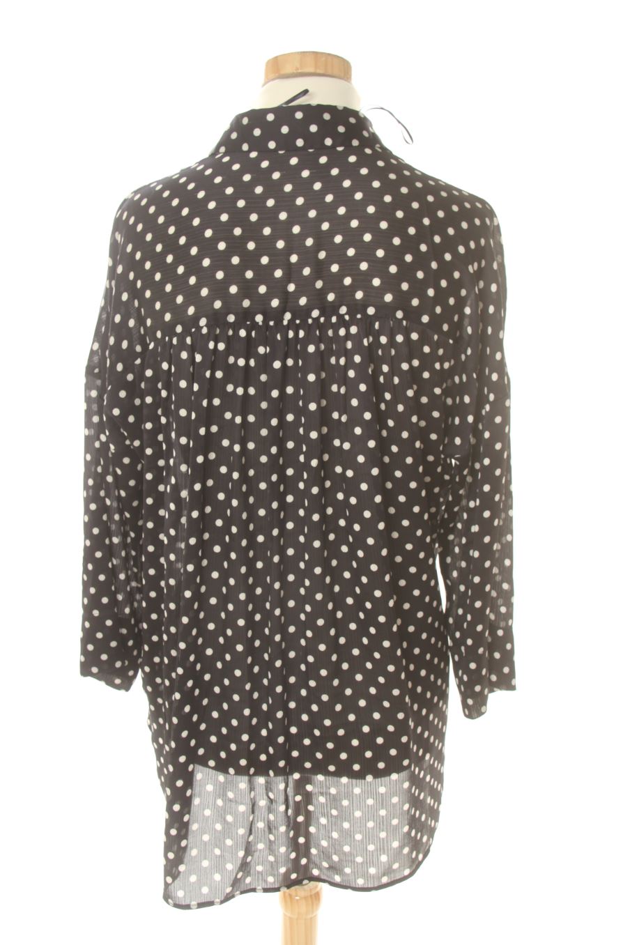 Blusa de manga larga de Zara de la talla XS, de color azul marino