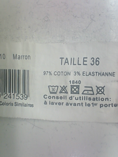 Jupe Monoprix de la taille 36, de couleur marron