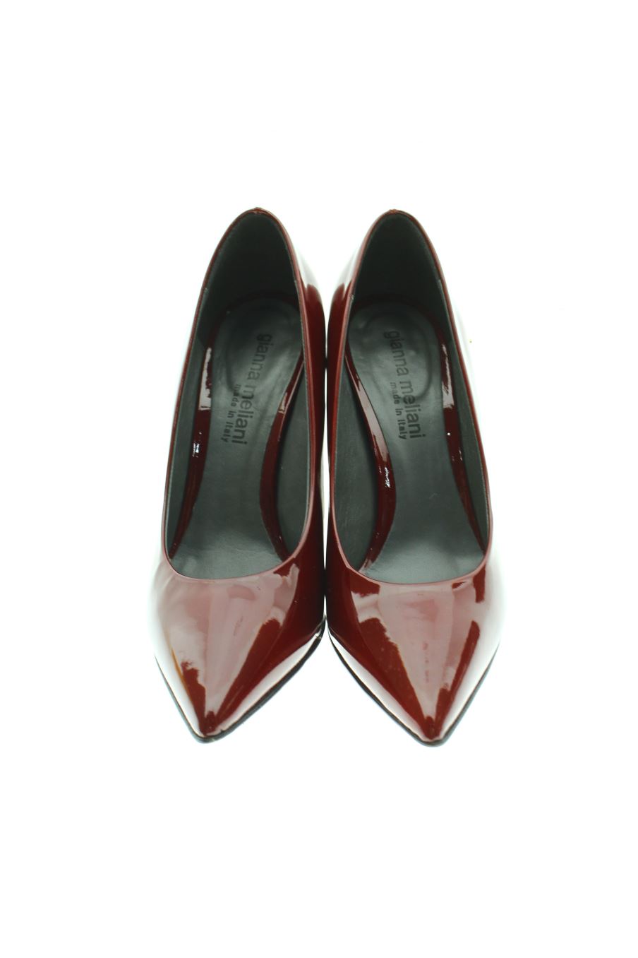 Zapatos de tacon de Gianna Meliani de la talla 37, de color burdeos de
