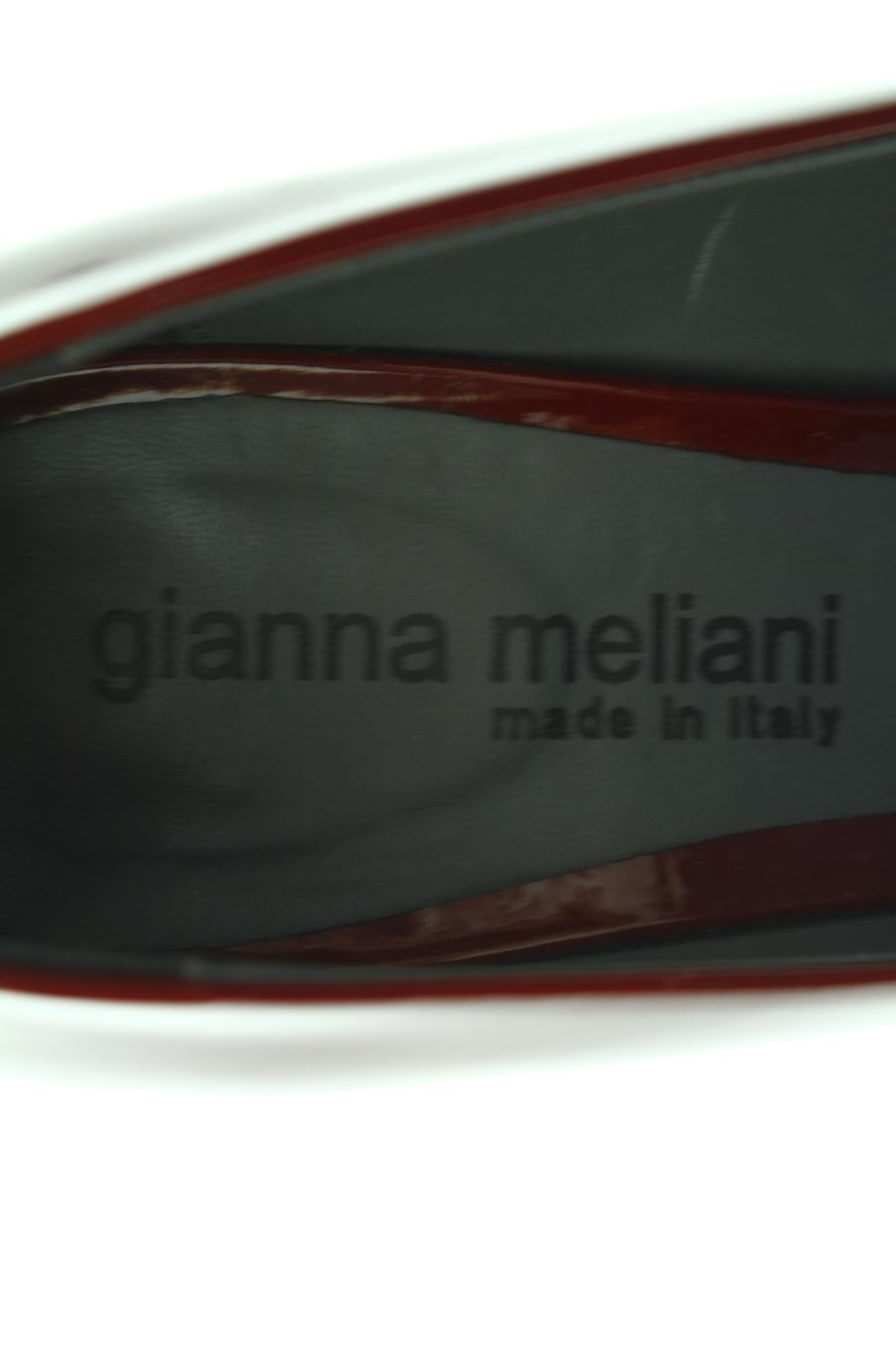 Zapatos de tacon de Gianna Meliani de la talla 37, de color burdeos de