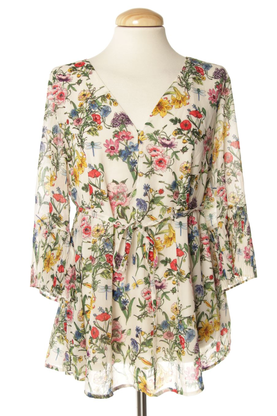 Blouse à manches courtes H&M Premama de la taille M, de couleur fleurs de femmes enceintes
