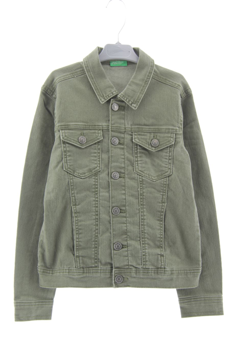 Cazadora de Benetton de la talla 8 años de denim de segunda mano