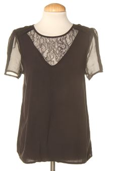 Blouse à manches courtes 38 Oasis