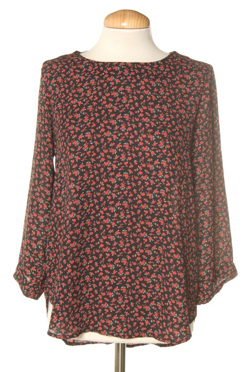 Blusa a maniche lunghe