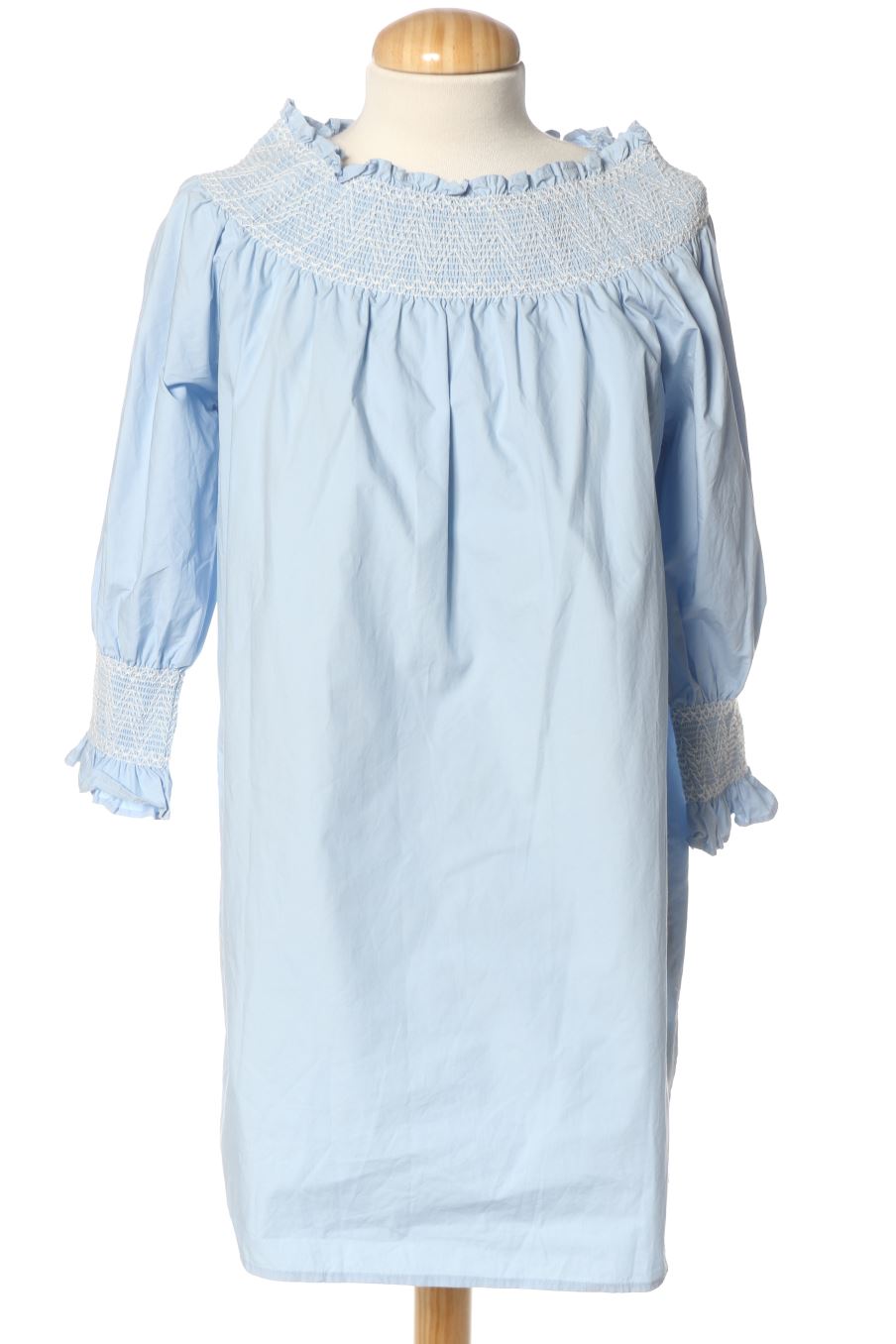 Blusa de manga larga de Zara de la talla S, de color azul