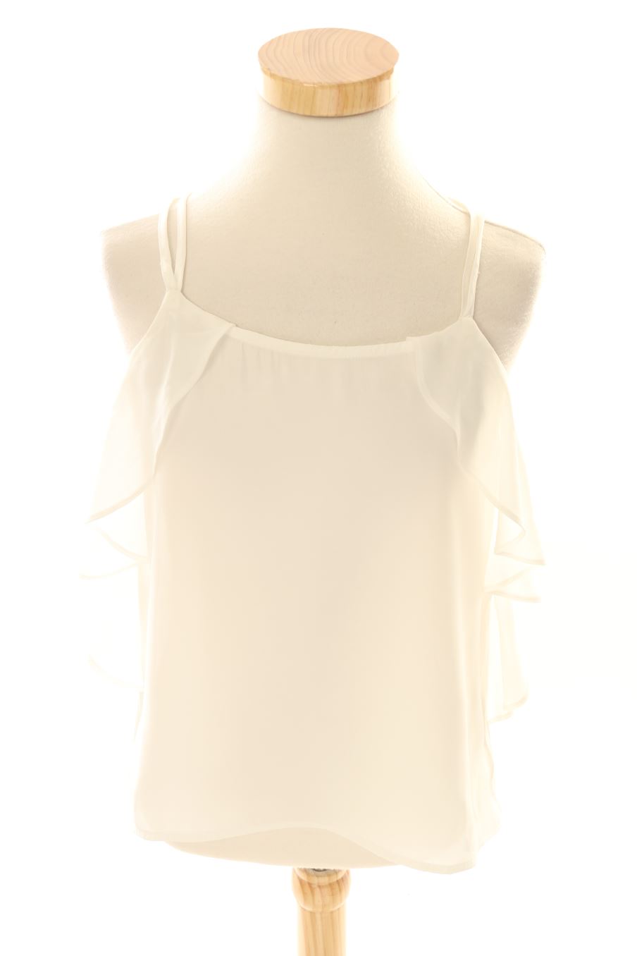 Top Bershka de la taille S, de couleur blanc