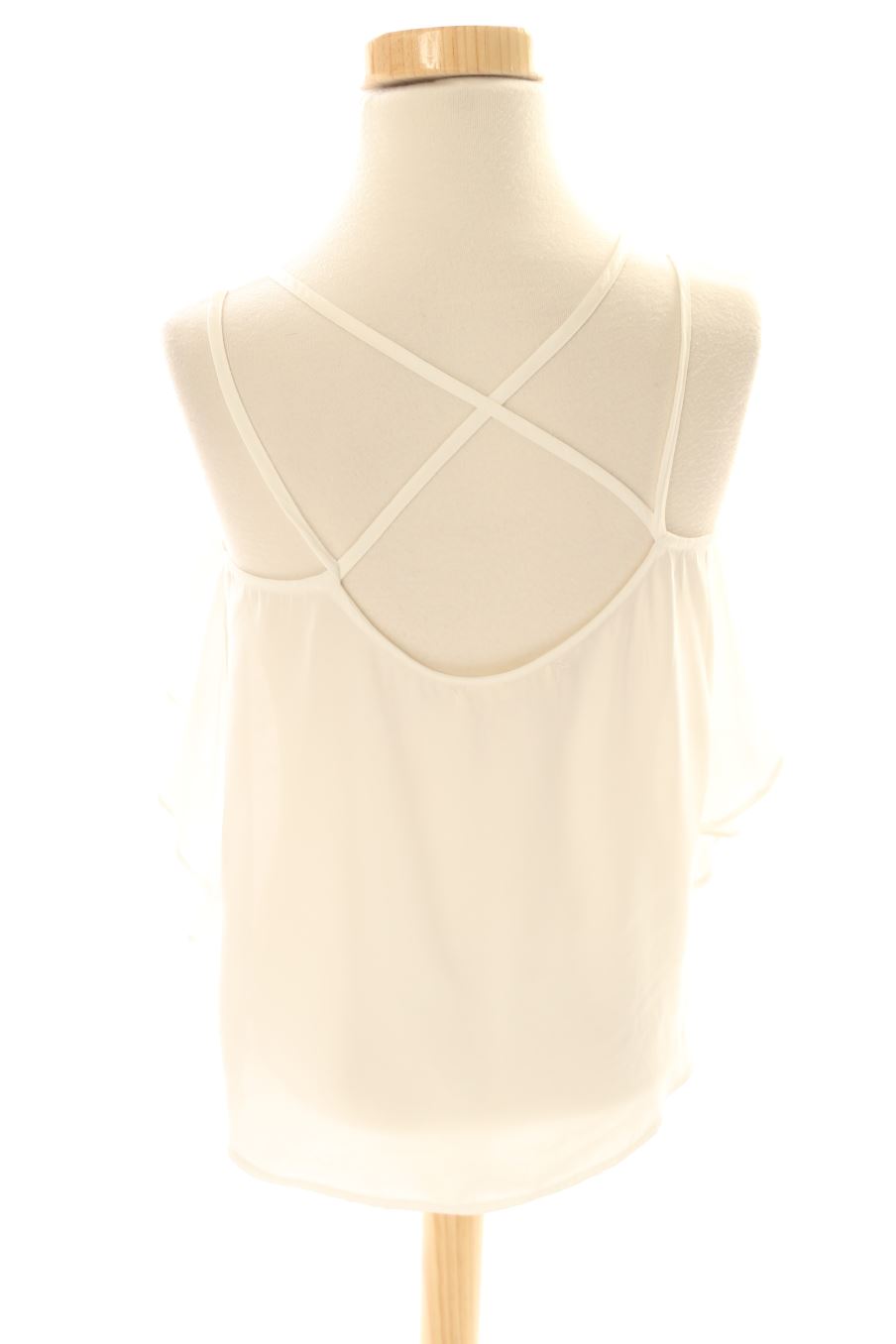 Top Bershka de la taille S, de couleur blanc
