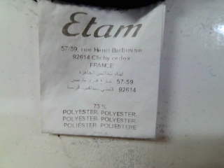 Jupe Etam de la taille 38, de couleur bleu