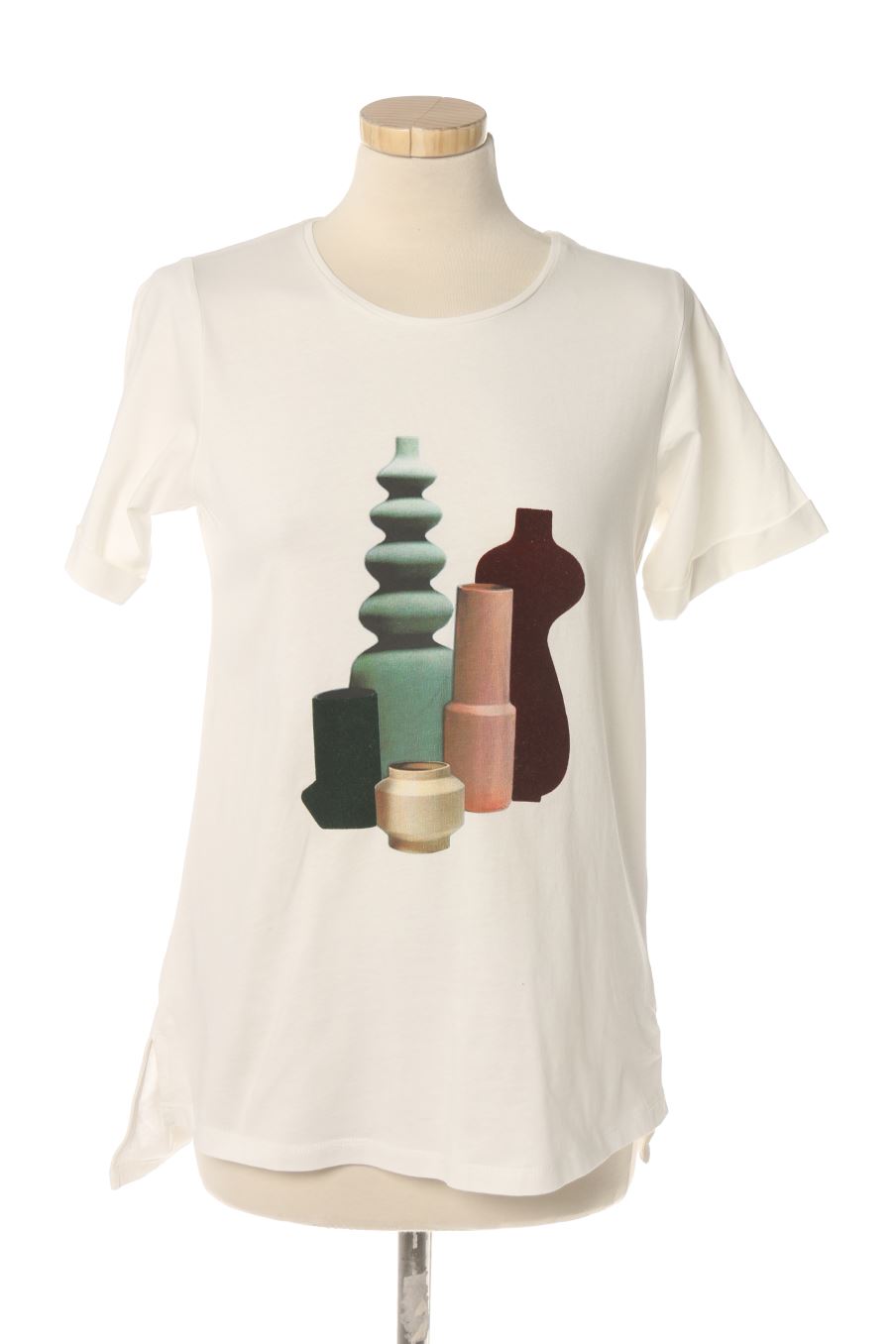 T-shirt Amitié de la taille XS, de couleur blanc