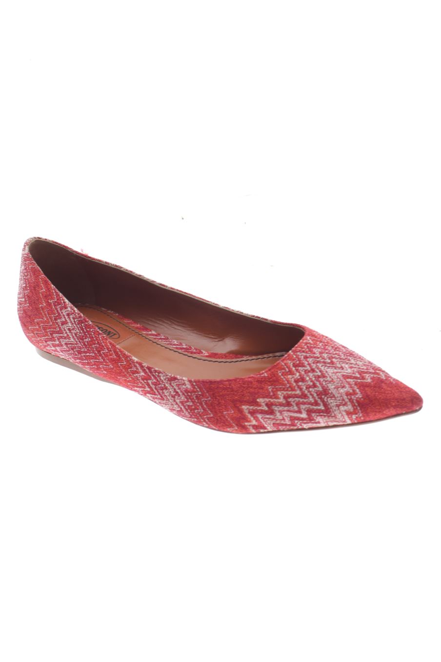 Zapatos planos de Missoni de la talla 39, de color rojo de