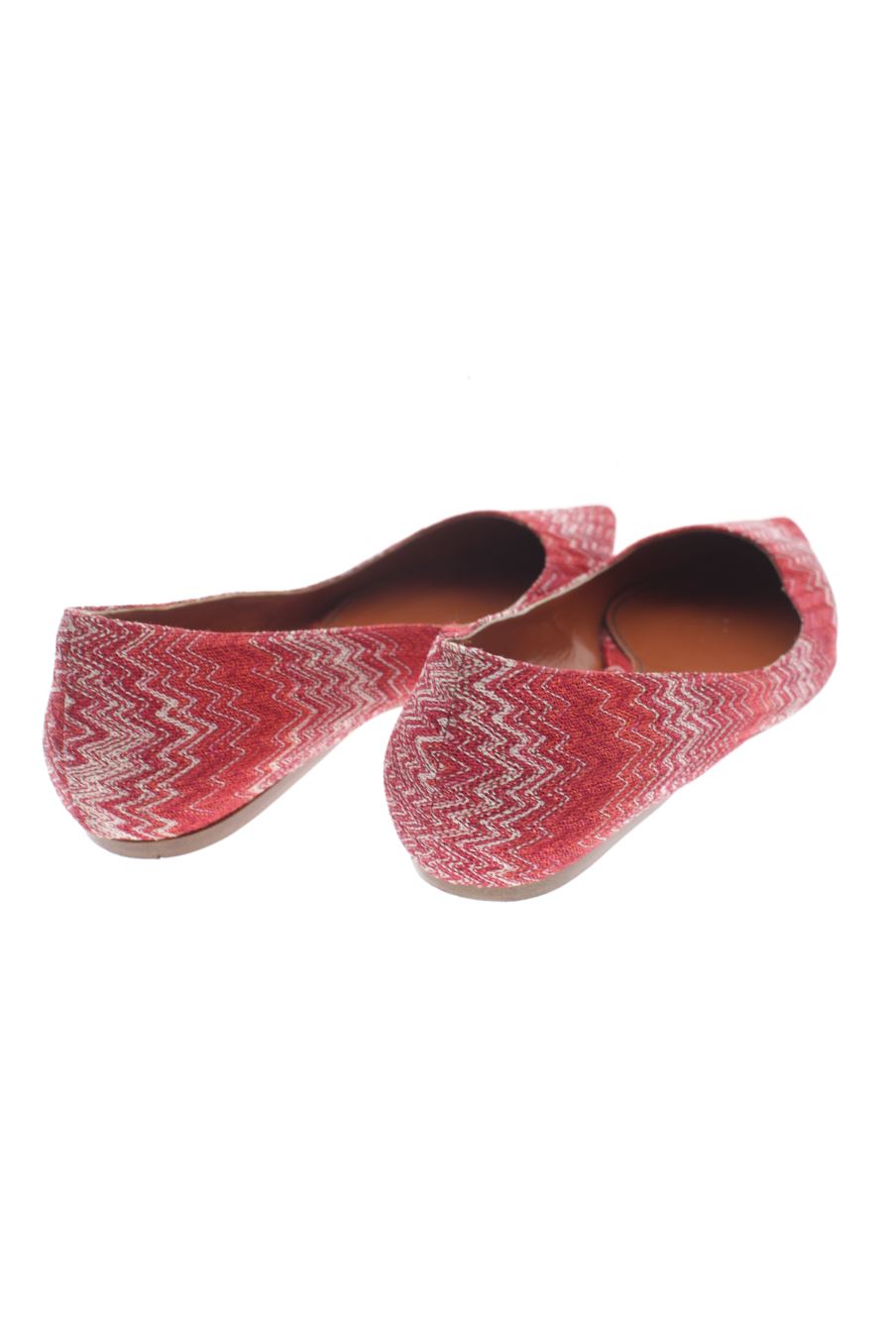 Zapatos planos de Missoni de la talla 39, de color rojo de